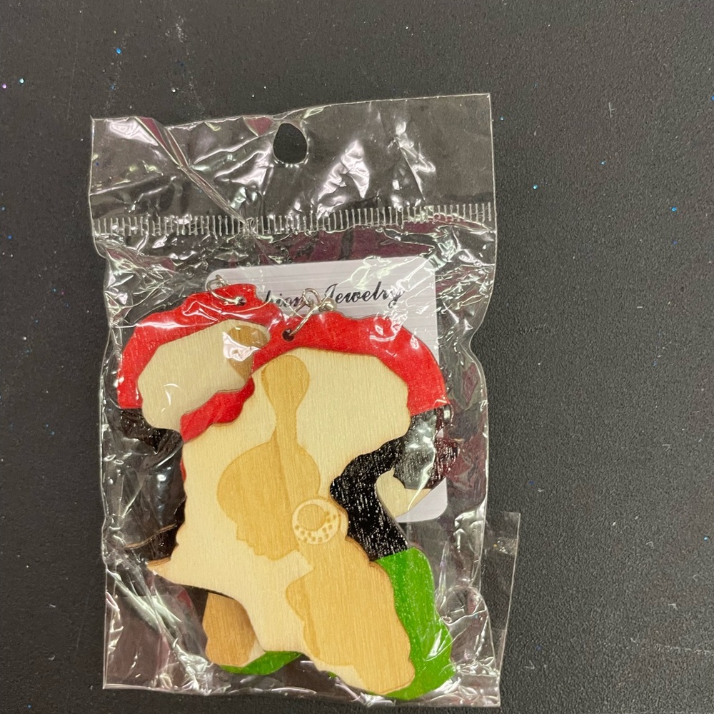 Wooden earrings